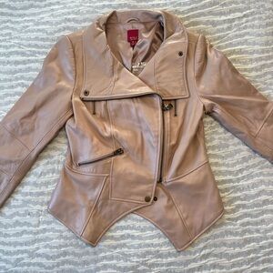 G.I.L.I. Women's Tan Leather Jacket